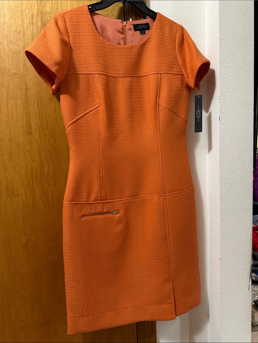 WOW POSHMARK - Authentic Tahari Arthur S. Levine NWT Orange Dress